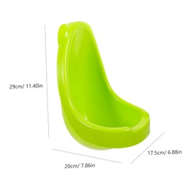 SUPVOX Wall Mounted Boy Potty Training Urinal Easy Install Standing Urinal for Practical Boost Confidence Independence for Toilet Training Grass