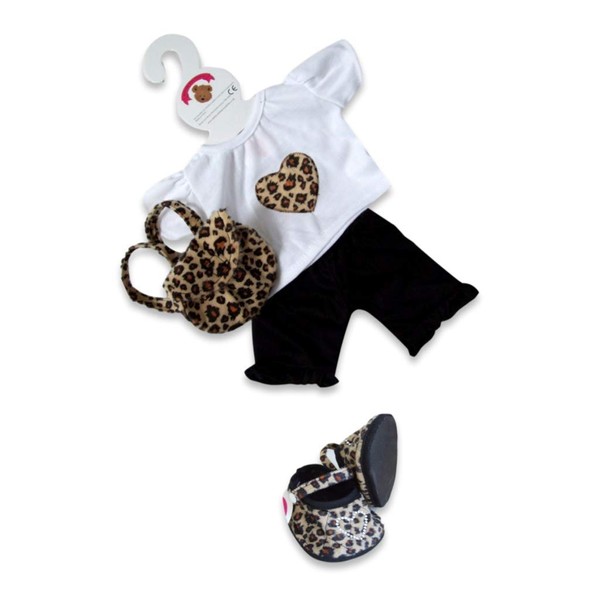 Build Your Bears Wardrobe Teddy Bear Clothes Leopard Heart Outfit