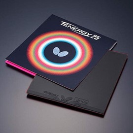 バタフライ(Butterfly) 卓球 ラバー テナジー・25 裏ソフト テンション (スピン) 05810 ブラック 中