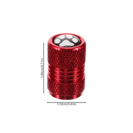 CALLARON Tire Air Valve, 4 Pieces, Tire Valve Cover, Car Tire Valve, Cap, Cat Claw, Print, Tire Valve, Cap, Vehicle, Tire Valve, Cap