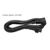 IEC320 C14 Male to C5 Female Power Cable Tension Resistant