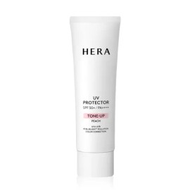 Hera 헤라 UV 프로텍터 톤업 피치 50ml SPF50+ PA++++ new 리뉴얼 톤업선크림 Hera UV Protector Tone Up Peach 50ml SPF50+ PA++++ New Renewal Tone Up Sunscreen