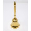 Solid Brass Hand Bell Design 6 1/2" Home Altar Yoga