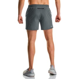 [テスラ] ハーフパンツ メンズ スポーツ [通気性・吸汗速乾] ランニングウェア ドライフィット 5インチ丈 アクティブ ドライ アスリート ショーツ ランニングパンツ ショートパンツ ランパン 短パン TM2-MBH26-JPDGY_M