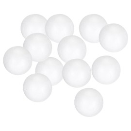 MECCANIXITY White Foam Balls Round 5/8 Inch Model Polystyrene Spheres Craft Balls for Art Craft Household Projects and Party Decoration 150Pcs