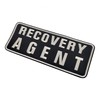 Recovery Agent Embroidered Appliqué Patches Tactical Military Morale Patch, Sewing