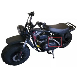 andrei-x Exhaust Header for Mega Moto 212 Pro, Monster Classic 212, Coleman RB200, RT200