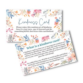 Random Acts of Crochet Kindness Gifts Tags | 50 pk 2 x 3.5” Cards to Give Away Pay it Forward Crochet Patterns Animals Floral RAOCK