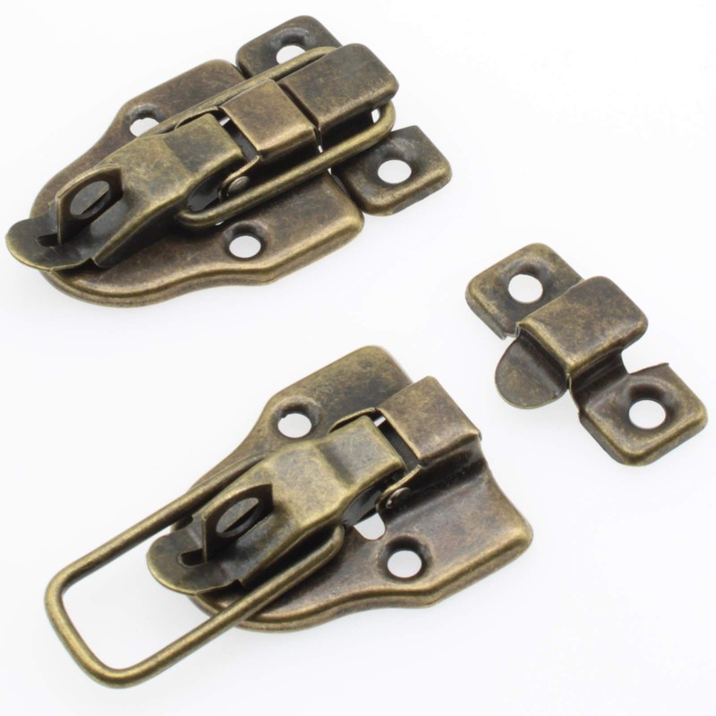 Retro Style Duckbilled Toggle Hasp Latch,LBTODH 2 pcs Antique Toggle