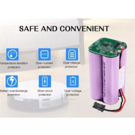 For Ecovacs Deebot, For Eufy RoboVac New Battery For Deenkee DK600 & DK600 Max, DK650, DK700 Robot Vacuum Cleaner