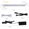 LABOREDUCER Under Cabinet Lighting Wired Plug in or Hardwired Warm