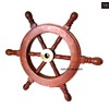 6 Ship Wheel - Wood and Brass by Nauticalmart