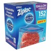 Ziploc Easy Open Tabs Freezer Gallon Bags, 152 Count (Pack