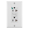 Leviton 20A-125V Extra-Heavy Duty Hospital Grade Non-Tamper-Resistant Duplex Self-Test GFCI