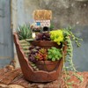 Plants Potted Resin Flower Pots Sweet House Fairy Garden Planter