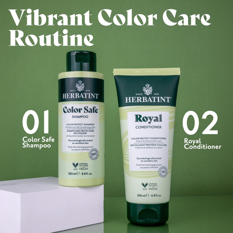 Herbatint Color Safe Shampoo for Color-Treated, Normal Hair - Aloe