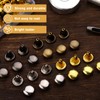Easusy Rivets, 120 Sets 8 * 8mm Multicolor Leather Rivets,