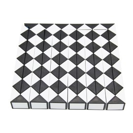 NewL Magic Snake Twist Puzzle Twisty Toy for Kids Magic Snake Cube, Mini Snake Speed Cube Random Color Shipping (144 parts)