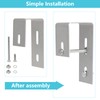 Solar Panel Bracket Balcony, Solar Panel Holder Hook Balcony, Stainless