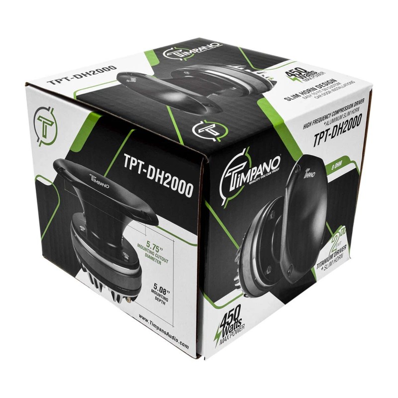 Timpano 2x Timpano TPT-DH2000 SLIM 2" Compression Driver + Horn