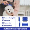 3 PCS Pet Flea Comb Set, Fine Teeth Cat Dog