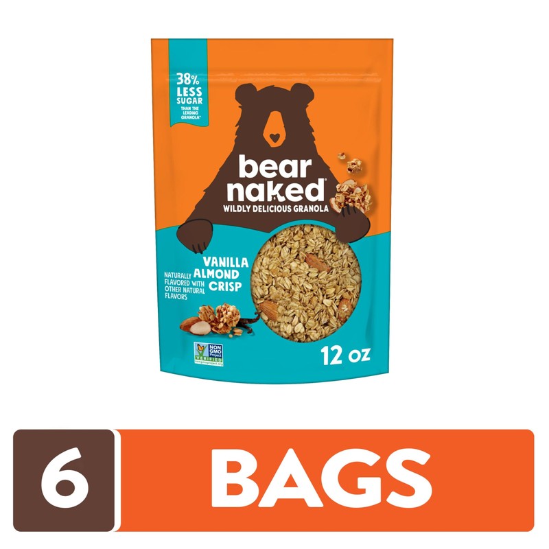 Bear Naked Granola Cereal, Whole Grain Granola, Breakfast Snacks, Vanilla