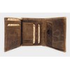 Genuine Leather Biker Wallet Solid Bicycle Chain Wallet Skull RFID