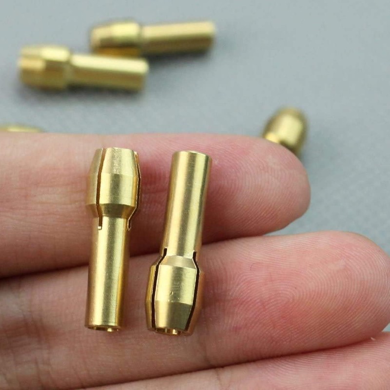 2 Set of Brass Collet Fits Dremel Rotary Tools Including