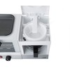 BM-1120W: 3-in-1 Breakfast Maker, Stainless Steel & White