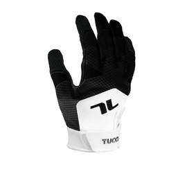TUCCI Napoli Elite Batting Gloves, Small, Black/White