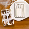 Dentist Examination Tools cookie cutter, 1 piece - Bakerlogy