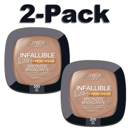 L'Oreal Paris 2-Pack L'Oreal Infallible 24H Bronzer 200 Fair - New and Sealed - Ships Free!