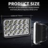 COLIGHT 4PCS For Western Star 4900 Semi Truck 4x6" LED