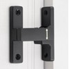 Sliding Door Latch Lock (Black) Lock