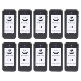 10 Pagers, Extra Beepers for Restaurant Pager System Replacement, Additional Pagers for ASIN : B0D22L3ZM2
