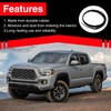 2PCS Roof Drip Molding Right & Left Weatherstrips Compatible with