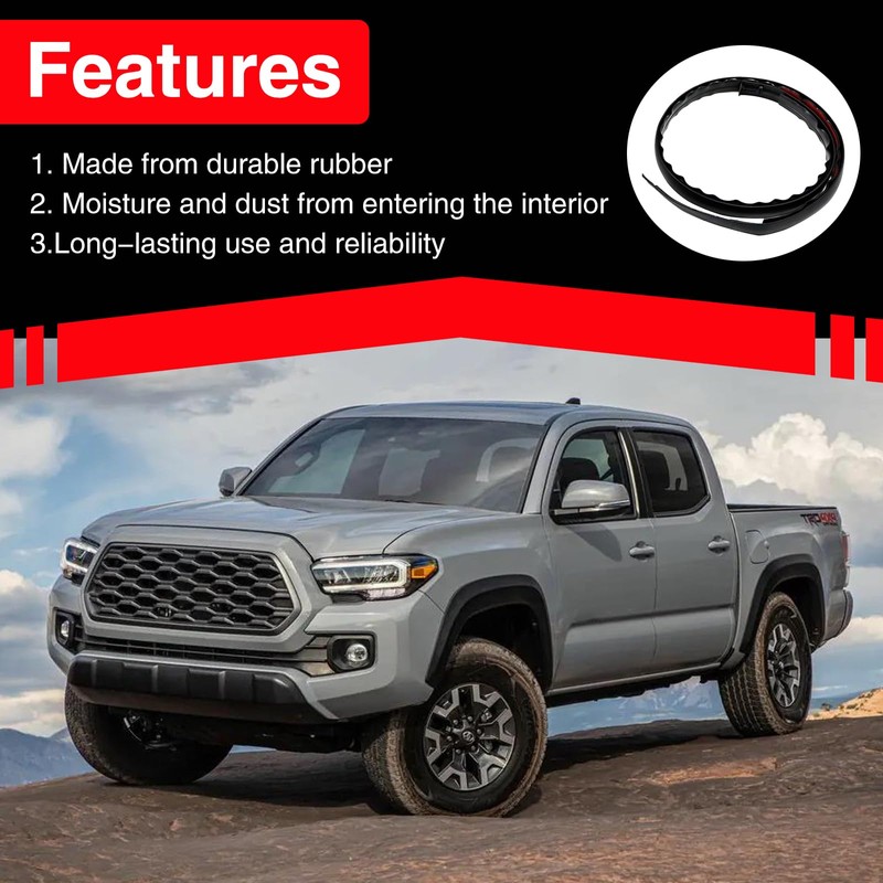 2PCS Roof Drip Molding Right & Left Weatherstrips Compatible with