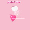 Heart Shaped Latex Balloons 12 Inch Valentines Balloons Birthday Propose