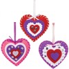 Baker Ross Heart Decoration Sewing Kits - Pack of 3,