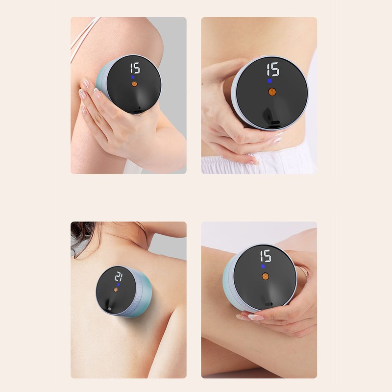Electric Vacuum Gua Sha Massager 99 Gears Hot Compress Negative