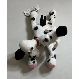 MEANIES Series 1 2-Headed Dog Fi-Do The Dalmutation Plus Bean Bag Toy 1997