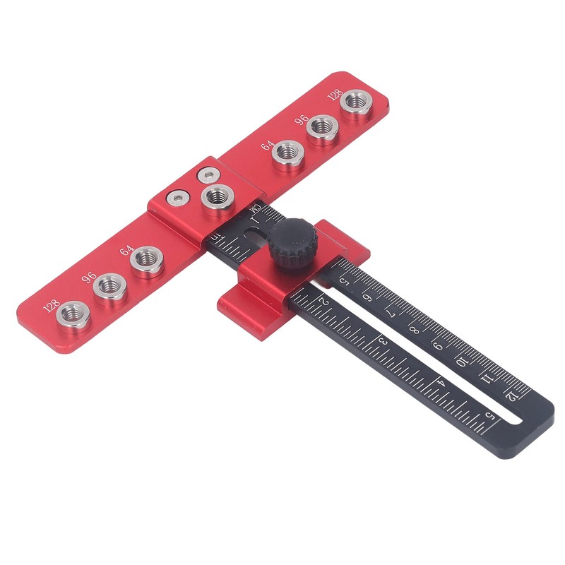 Cabinet Hardware Jig Aluminum Alloy Drawer Pull Drill Guide Adjustable