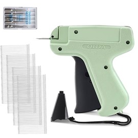 JESWO Pistola Etiquetadora de Ropa, 5 Agujas y Sujetadores de Púas de 1000 Piezas, Etiquetas de Ropa Y Etiquetas de Precio Pistola, Pistolas de Fijación de Etiquetas