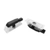 2PCS Door Lights Logo Projector Ultra-Bright Welcome Step Light Puddle