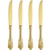KEAWELL Gorgeous Dinner Knife, Set of 4, 18/10 Stainless Steel,