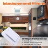 Facon Square LED RV Ceiling Light with Switch - 14W,