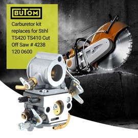 Butom TS420 TS410 Carburetor for STIHL TS 420 TS410Z TS420Z Concrete Cut-Off Saw 4238 120 0600 C1Q-S118 Carb with Filter Maintenance Kit