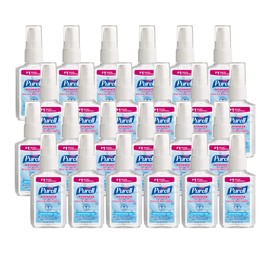 PURELL Advanced Hand Sanitizer Refreshing Gel for Workplaces, Clean Scent, 2 fl oz Personal Pump bottle (Pack of 24) – 9606-24