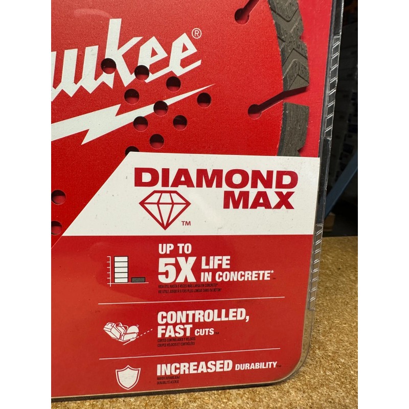 Milwaukee 10 Inch Diamond Max Segmented Turbo General Purpose Diamond