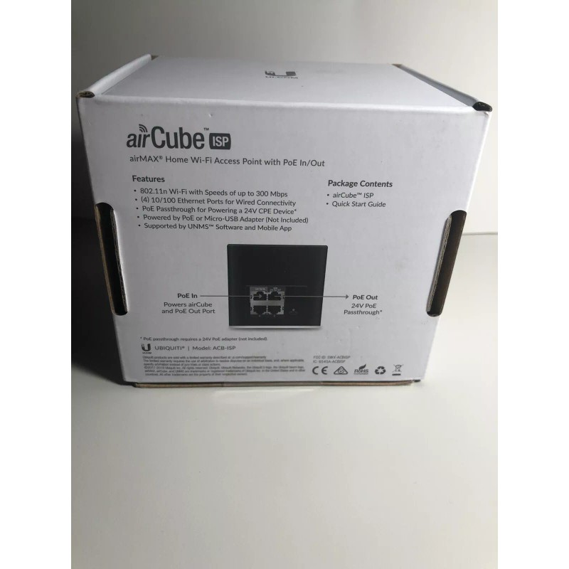 Ubiquiti airCube ISP Wi-Fi Access Point ACB-ISP-US UNMS ready